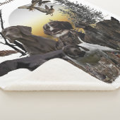 Duitse Shorthaired Pointer Sherpa Deken (3/4)