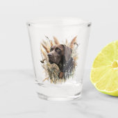 Duitse Shorthaired Pointer Shot Glas (Voorkant)