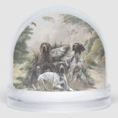 Duitse Shorthaired Pointer Sneeuwbol (Voorkant)