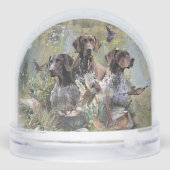 Duitse Shorthaired Pointer Sneeuwbol (Achterkant)