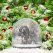 Duitse Shorthaired Pointer Sneeuwbol (Kerstmis)