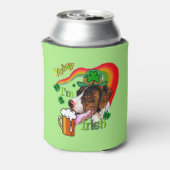 Duitse Shorthaired Pointer St Patricks Day Blikjeskoeler (Blikje Achterkant)