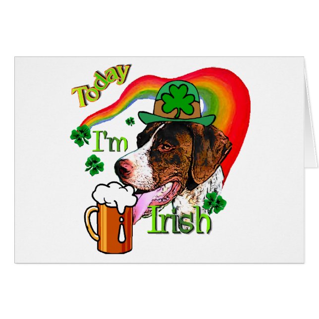 Duitse Shorthaired Pointer St Pattys (Voorkant Horizontaal)