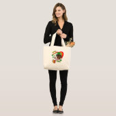 Duitse Shorthaired Pointer St Pattys Grote Tote Bag (Voorkant (model))