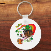Duitse Shorthaired Pointer St Pattys Sleutelhanger (Voorkant)