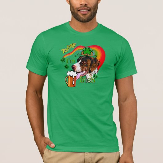 Duitse Shorthaired Pointer St Pattys T-shirt (Voorkant)