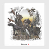 Duitse Shorthaired Pointer Sticker (Vel)