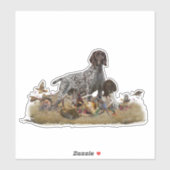 Duitse Shorthaired Pointer Sticker (Vel)