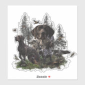 Duitse Shorthaired Pointer Sticker (Vel)