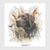 Duitse Shorthaired Pointer Sticker (Vel)
