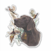 Duitse shorthaired pointer sticker (Voorkant)