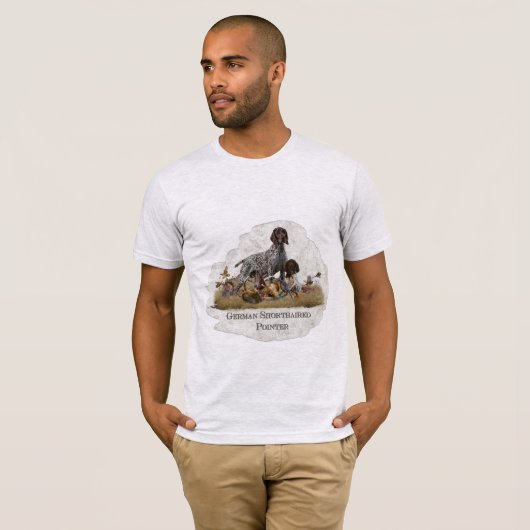 Duitse Shorthaired Pointer T-shirt (Voorkant volledig)