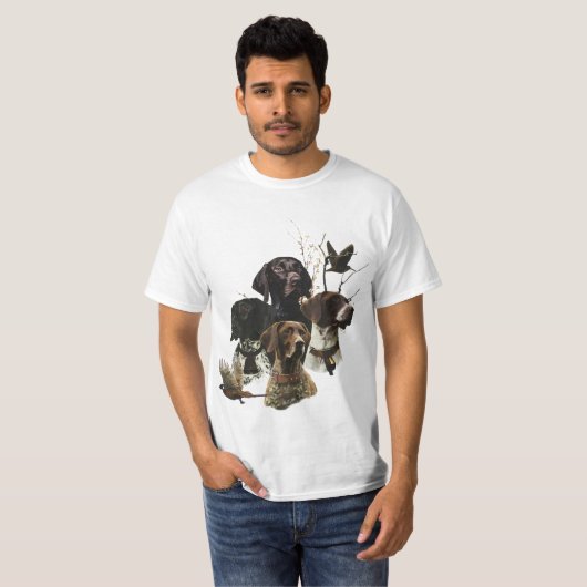 Duitse Shorthaired Pointer T-shirt (Voorkant volledig)