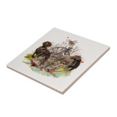 Duitse Shorthaired Pointer Tegeltje (Zijkant)