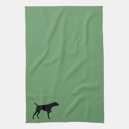 Duitse Shorthaired Pointer Theedoek (Verticaal)