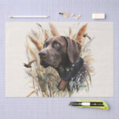 Duitse Shorthaired Pointer Tissuepapier (Craft)