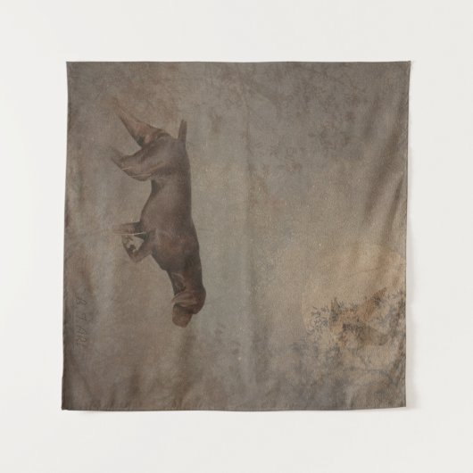 Duitse Shorthaired Pointer Wandkleed (Voorkant (horizontaal))