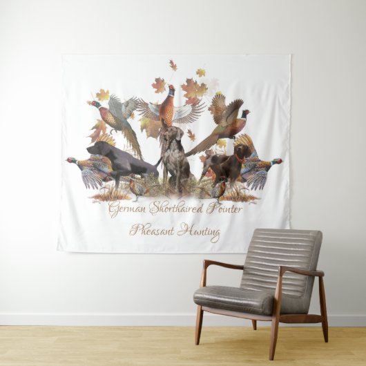Duitse Shorthaired Pointer Wandkleed (In Situ (horizontaal))