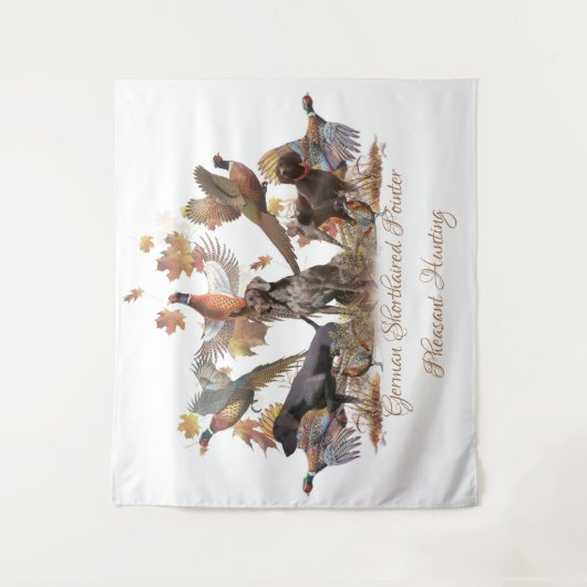 Duitse Shorthaired Pointer Wandkleed (Voorkant)