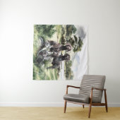 Duitse Shorthaired Pointer Wandkleed (In Situ (horizontaal))