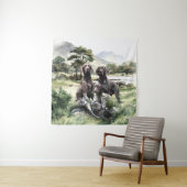 Duitse Shorthaired Pointer Wandkleed (In situ)