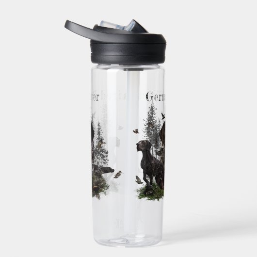 Duitse Shorthaired Pointer Waterfles (Rechts)