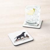 Duitse Shorthaired Pointer, ZACHAR Tapestry Poster Bier Onderzetter (Rechterzijde)