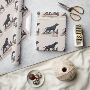 Duitse Shorthaired Pointer, ZACHAR Tapestry Poster Cadeaupapier