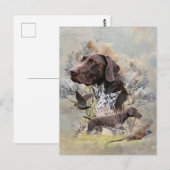 Duitse Shorthaired Pointers Briefkaart (Voorkant / Achterkant)