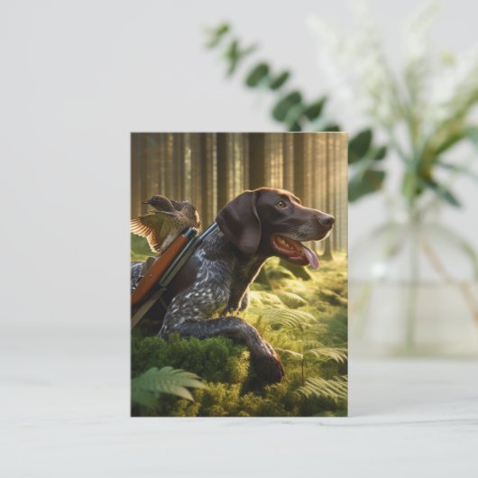 Duitse Shorthaired Pointers Briefkaart (Staand voorkant)