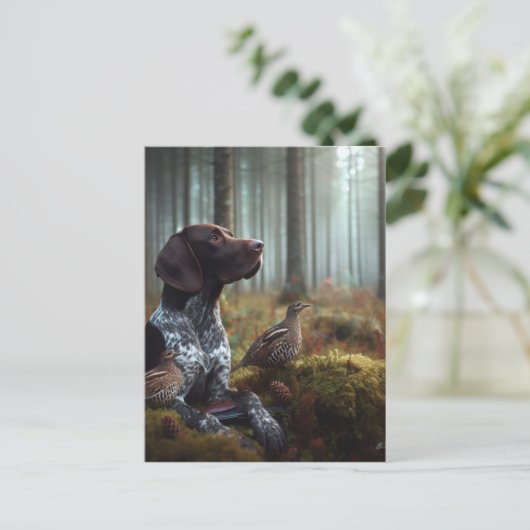 Duitse Shorthaired Pointers Briefkaart (Staand voorkant)