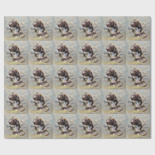 Duitse Shorthaired Pointers Cadeaupapier (Vlak)