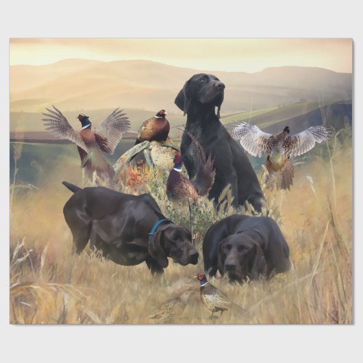 Duitse Shorthaired Pointers Cadeaupapier (Vlak)