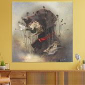 Duitse Shorthaired Pointers Canvas Afdruk (Insitu (Woonkamer))