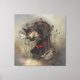 Duitse Shorthaired Pointers Canvas Afdruk