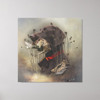 Duitse Shorthaired Pointers Canvas Afdruk