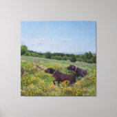 Duitse Shorthaired Pointers Canvas Afdruk (Voorkant)