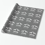Duitse Shorthaired Pointers Couple met tekst Cadeaupapier<br><div class="desc">Weddenschappen en Vrijgezellenfeest Gift Wrap voor Duitse Shorthaired Pointer Lovers</div>