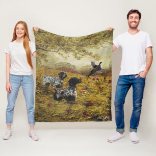 Duitse Shorthaired Pointers Fleece Deken