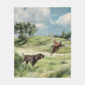 Duitse Shorthaired Pointers Fleece Deken (Voorkant)