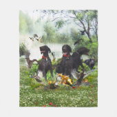 Duitse Shorthaired Pointers Fleece Deken (Voorkant)