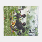 Duitse Shorthaired Pointers Fleece Deken (Voorkant (Horizontaal))