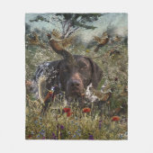 Duitse Shorthaired Pointers Fleece Deken (Voorkant)