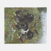 Duitse Shorthaired Pointers Fleece Deken (Voorkant (Horizontaal))
