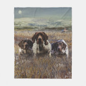 Duitse Shorthaired Pointers Fleece Deken (Voorkant)