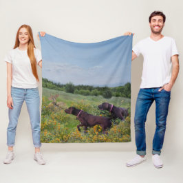 Duitse Shorthaired Pointers Fleece Deken