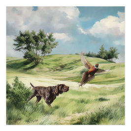 Duitse Shorthaired Pointers Foto Afdruk