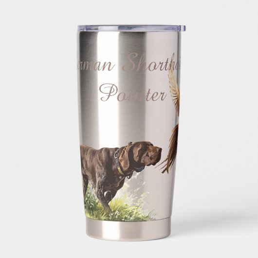 Duitse Shorthaired Pointers Geïsoleerde Drinkbeker (Links)