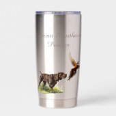 Duitse Shorthaired Pointers Geïsoleerde Drinkbeker (Achterkant)