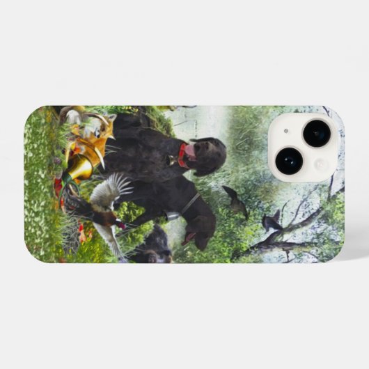 Duitse Shorthaired Pointers iPhone Hoesje (Achterkant horizontaal)